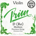 Violinsträng Prim D grön 3/4