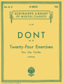 Dont: 24 Exercises for violin Op 37