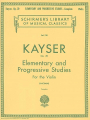 Kayser: 36 Elementary & Progressive Studies, Opus 20 för violin