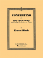 Bloch: Concertino / Fl  Va  (Klar) Pi