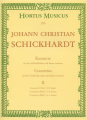 Schickhardt: Sechs Konzerte für 4 Altblockflöten und Basso continuo, band II