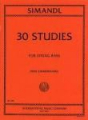 Simandl: 30 Studies for Development of Tone kontrabas