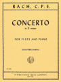 Bach CPE: Konsert d-moll /Fl+pi