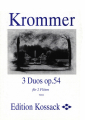Krommer: 3 Duets op 54 /2 Fl