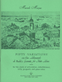 Moyse: Fifty variations on the Allemande  of Bach 