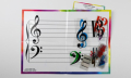 Music Mind Games Folding Staff Slate