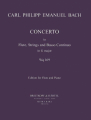 Bach CPE: Konsert G-dur Wq 169 /Fl+pi