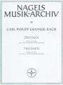 Two Duos from Musikalisches Vielerley Wq 140 142