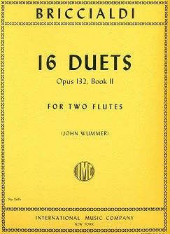 Briccialdi: 16 Duets for two flutes opus 132 book 2
