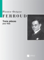 Ferroud: 3 Pieces /Fl Solo