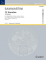Sammartini: 12 sonatas för 2 altblockflöjter (violiner)