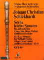 Schickhardt: 6 easy sonatas Vol. 1