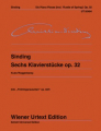 Sinding: Sechs Klavierstücke opus 32