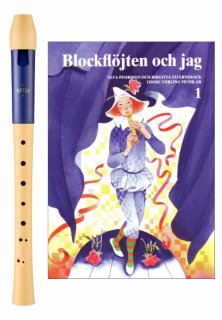 Blockflöjtspaket Moeck Flauto 1 barockgrepp med Blockflöjten och jag 1 i gruppen Noter & böcker / Blockflöjt / Spelskolor hos musikskolan.se (moeckpaket1)