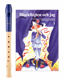 Blockflöjtspaket Moeck Flauto 1 plus barockgrepp med Blockflöjten och jag 1 i gruppen Noter & böcker / Blockflöjt / Spelskolor hos musikskolan.se (moeckpaket2)