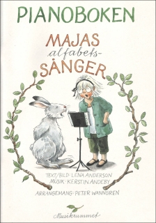 Majas Alfabetssånger Pianobok i gruppen Noter & böcker / Piano/Keyboard / Notsamlingar hos musikskolan.se (mpf)