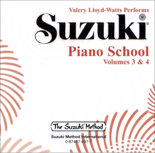 Suzuki piano cd 3 & 4 i gruppen Noter & böcker / Piano/Keyboard / Pianoskolor hos musikskolan.se (not0897)