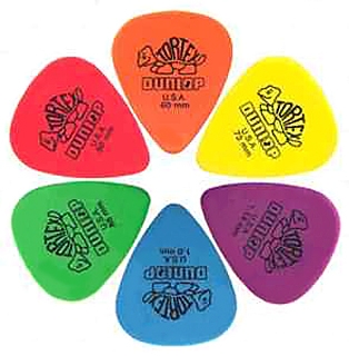 Plektrum 3-pack mix Tortex i gruppen Noter & böcker / Ukulele / Tillbehör till ukulele hos musikskolan.se (plektrum3pack)