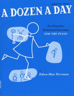 A Dozen A Day 1 (bok) i gruppen Noter & böcker / Piano/Keyboard / Pianoskolor hos musikskolan.se (wmr000198)