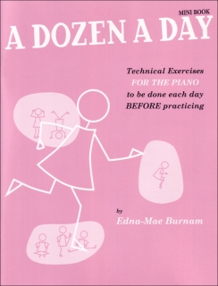 A Dozen A Day Mini Book (bok) i gruppen Noter & böcker / Piano/Keyboard / Pianoskolor hos musikskolan.se (wmr000407)