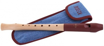 Blockflöjt sopran Moeck tyska grepp Flauto 1 plus