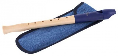 Blockflöjt sopran Moeck barockgrepp Flauto1 plus