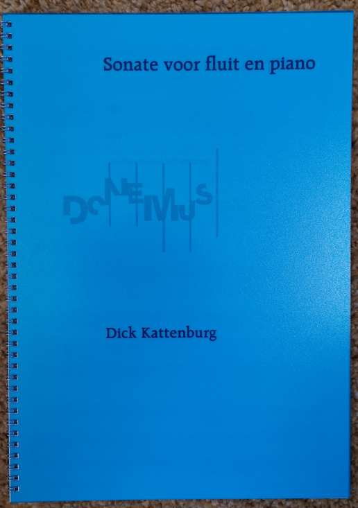 Kattenburg: Sonate (för flöjt och piano) Pianostämma