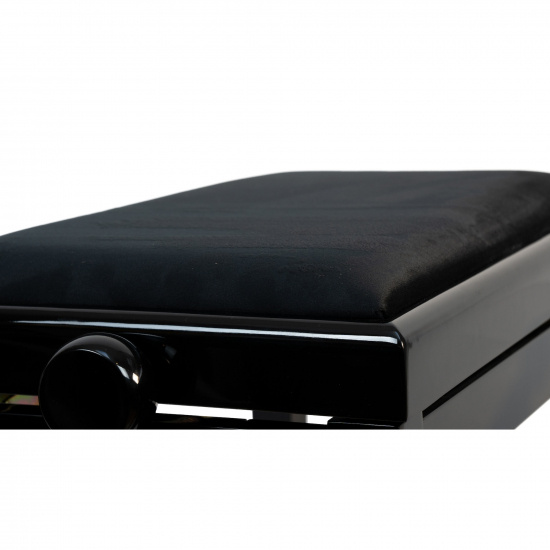  Pianopall Pulse DELUXE Högblank svartlackerad