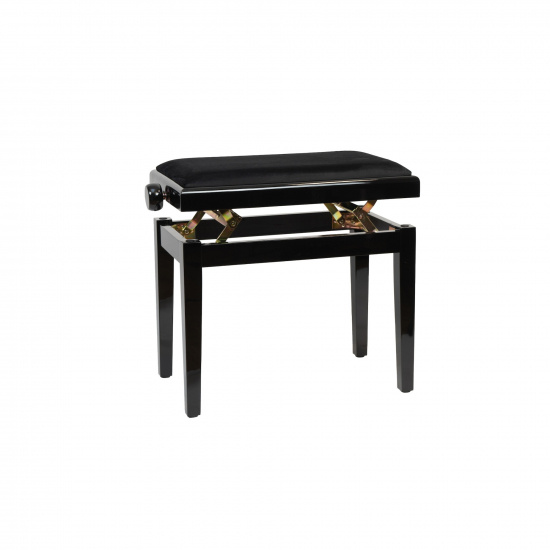  Pianopall Pulse DELUXE Högblank svartlackerad