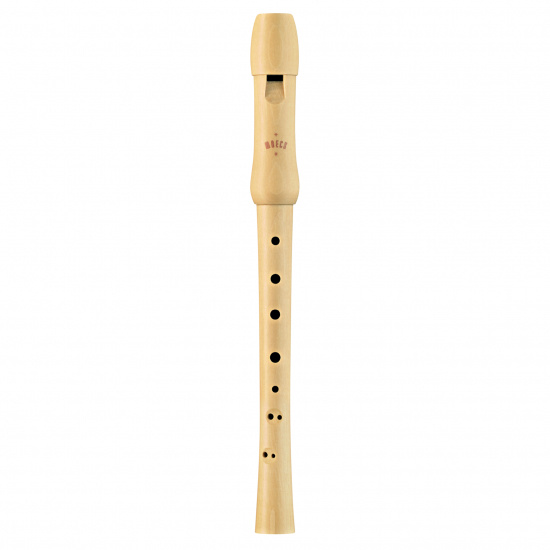 Blockflöjt Sopran Moeck Skolmodell Tyska grepp, dubbelhål, lönn
