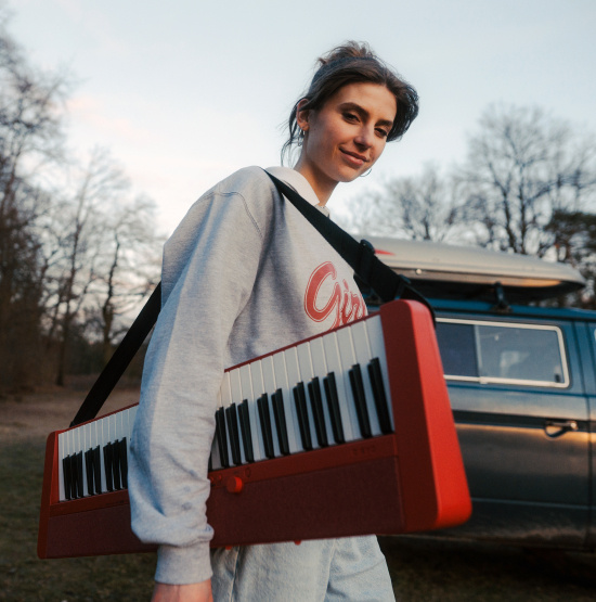 Digitalpiano Casio Casiotone CT-S1 Röd