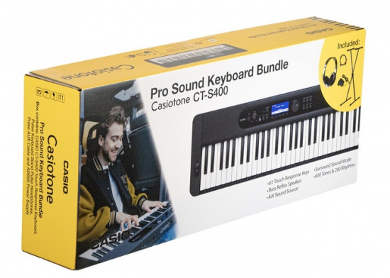 Keyboard Casio CT-S400 Paketerbjudande