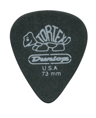 Plektrum Dunlop Tortex 0.73 svart