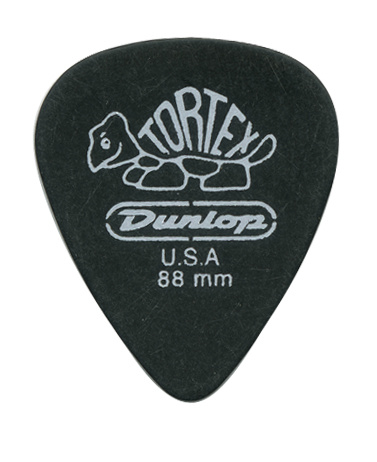 Plektrum Dunlop Tortex 0.88 svart