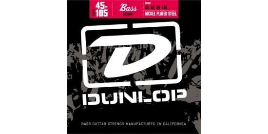 Elbassträngar set Dunlop Medium