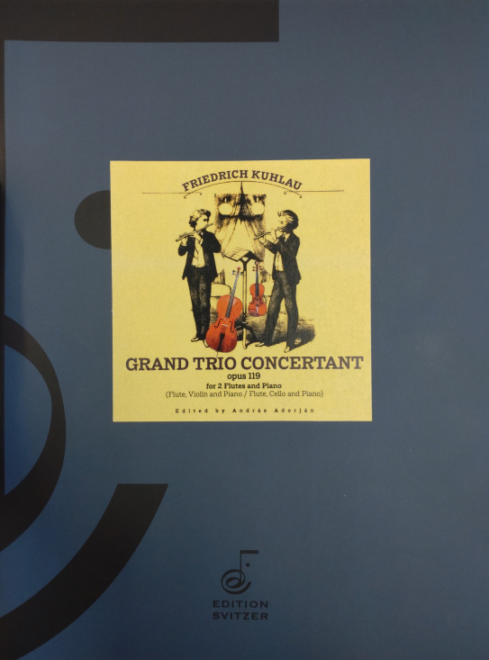 Kuhlau: Grand Trio Concertant, opus 119 för 2fl+piano