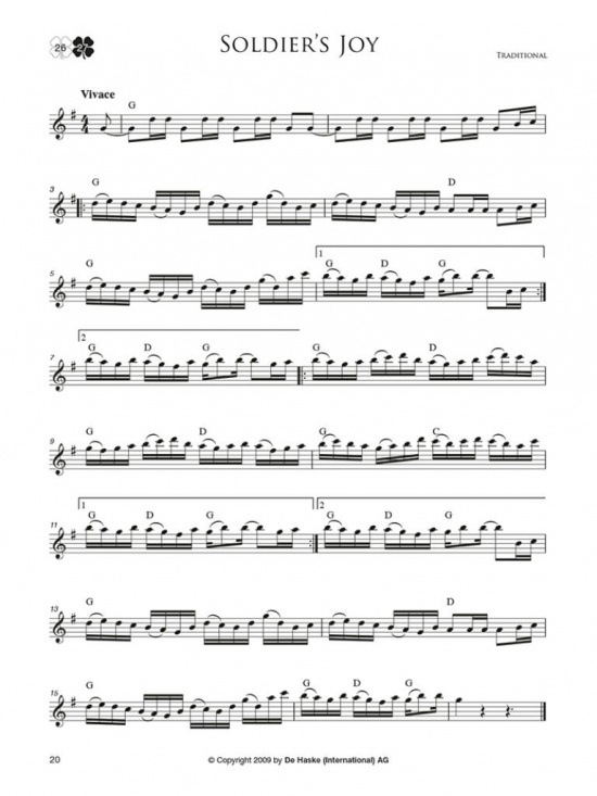 Irish Melodies for Alto Recorder (alfblockflöjt)