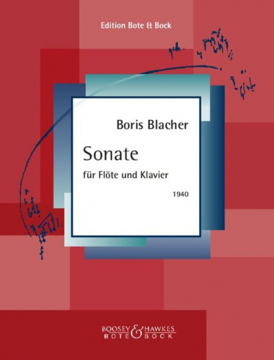 Boris Blacher: Sonate (flöjt och piano)