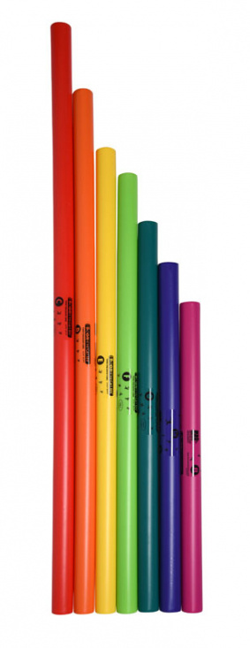 Boomwhackers basskala diatonisk 7 st
