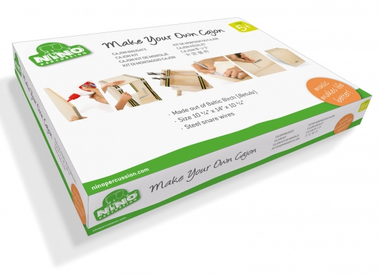 Cajon byggsats med färgkritor