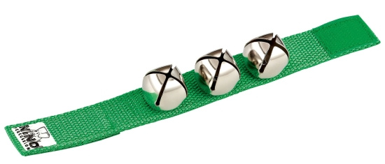 Bjällror på handledsrem grön