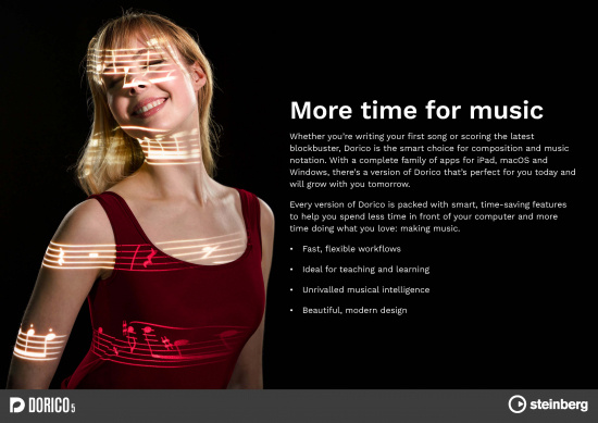 Dorico Pro 6 Årsabonnemang Fleranvändare Skollicens