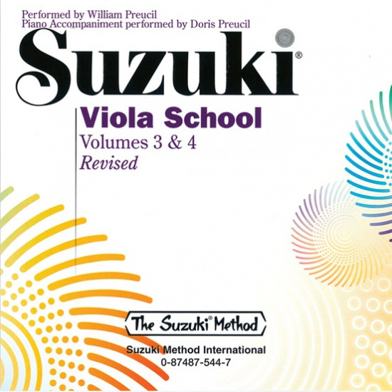 Suzuki viola CD 3&4