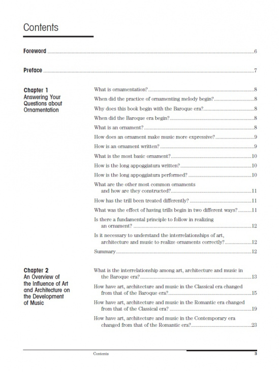 Ornamentation: A Question & Answer Manual