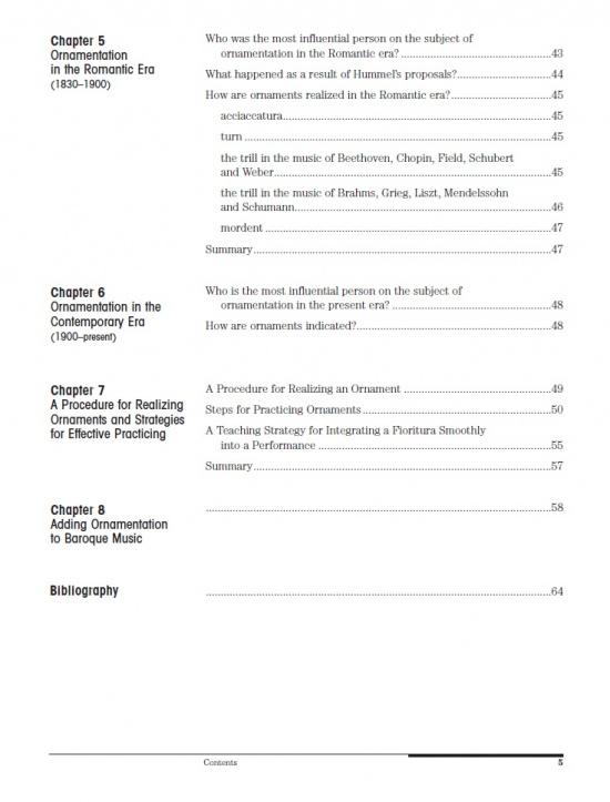 Ornamentation: A Question & Answer Manual