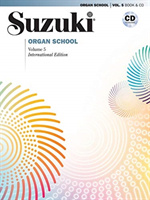 Suzuki orgel 5 bok+cd