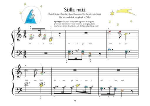 Pianolek kända julsånger