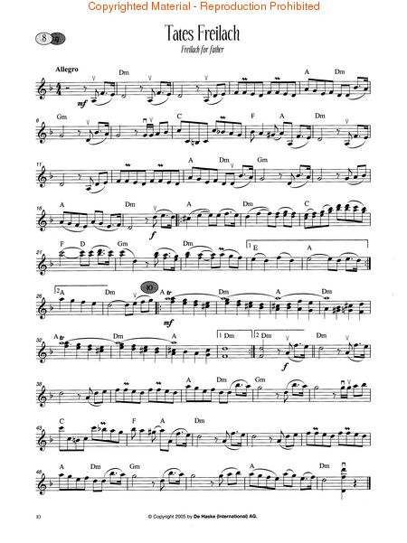 All Time Klezmers violin