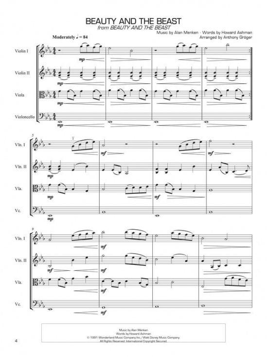 Pops for string quartet: The Movies Collection