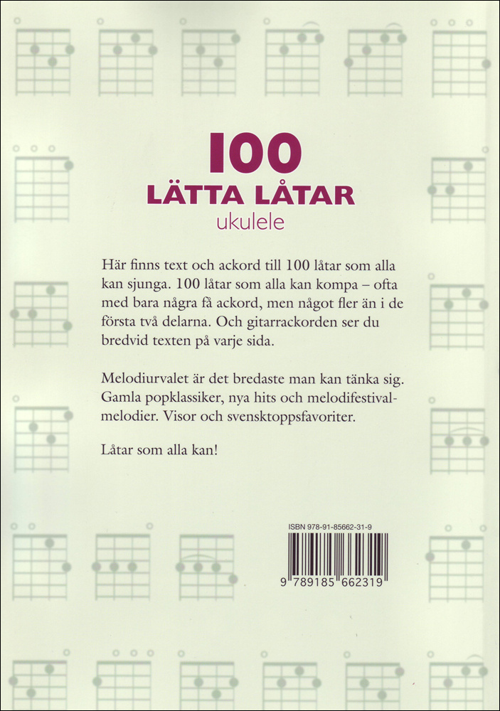 100 Lätta låtar Ukulele 4